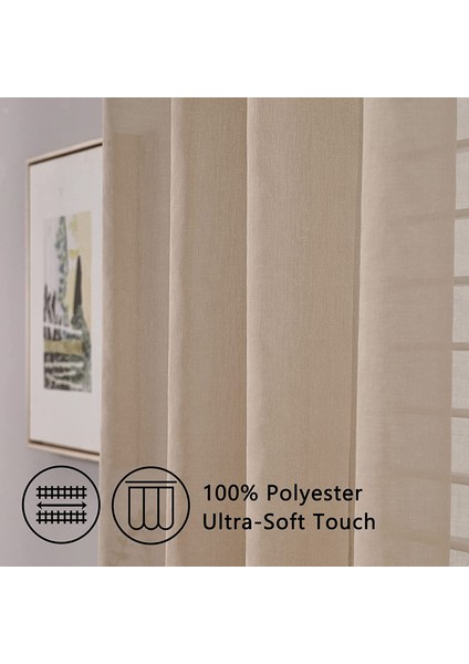 Teotak 2 Düz Renk Perde Koyu Sarı -140 * 137CM (Yurt Dışından) fırsatları