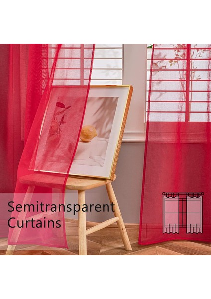 Teotak 2 Düz Renk Perde KIRMIZI-140 * 229CM (Yurt Dışından) indirimleri