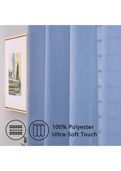 Teotak 2 Düz Renk Perde Mavisi -140 * 137CM (Yurt Dışından) fırsatları