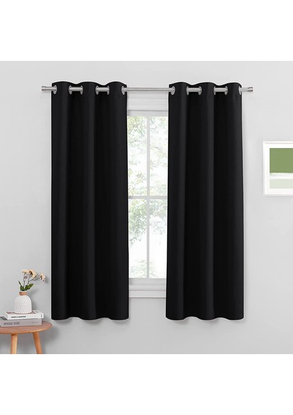 2 Gölgeleme Perdeleri Siyah 132* 182CM (Yurt Dışından) indirimleri