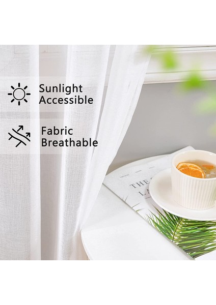 2 Düz Renkli Perde BEYAZ-132* 160 cm (Yurt Dışından) modelleri