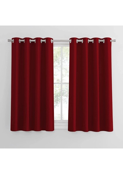 2 Gölgeleme Perdeleri Kırmızı 132* 274CM (Yurt Dışından) indirimleri