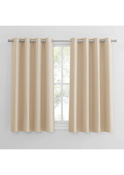 2 Gölgeleme Perdeleri Bej 132* 45 cm (Yurt Dışından) fiyatları