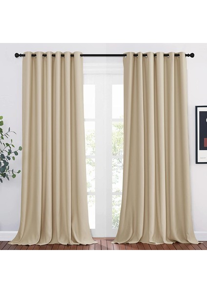 2 Gölgeleme Perdeleri Bej 132* 182CM (Yurt Dışından) indirimleri