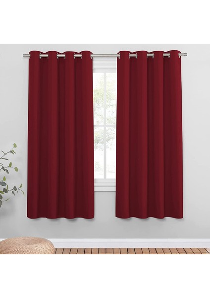 2 Gölgeleme Perdeleri Kırmızı 132* 137CM (Yurt Dışından) indirimleri