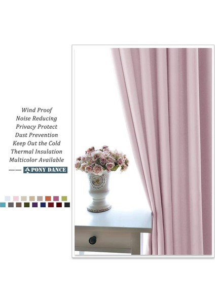 2 Gölgeleme Perdeleri Pembe 132* 114CM (Yurt Dışından) indirimleri