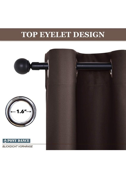 2 Gölgeleme Perdeleri Kahverengi 132* 45CM (Yurt Dışından) modelleri