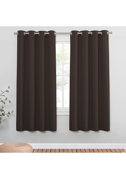 2 Gölgeleme Perdeleri Kahverengi 140 * 170 cm (Yurt Dışından) indirimleri