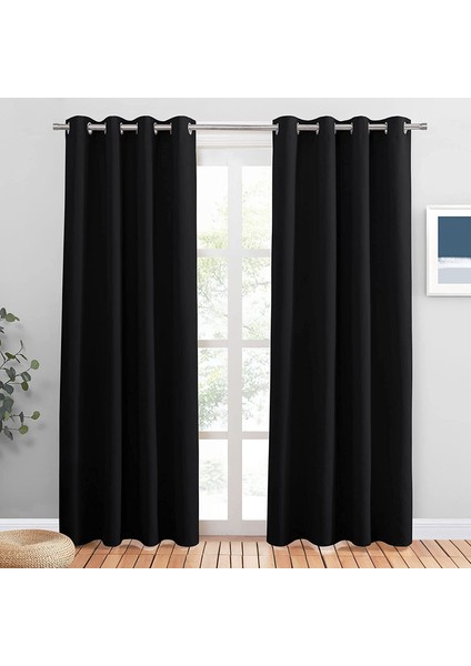 2 Gölgeleme Perdeleri Siyah 132 * 60 cm (Yurt Dışından) fırsatları