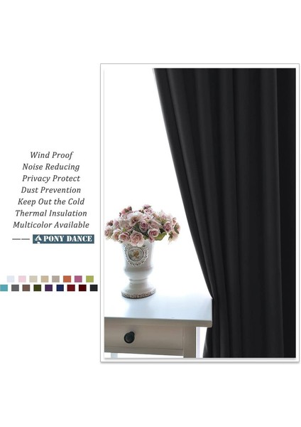 2 Gölgeleme Perdeleri Siyah 132 * 60 cm (Yurt Dışından) indirimleri