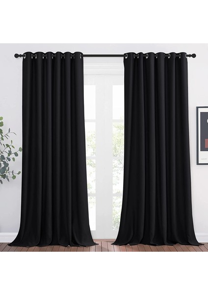 2 Gölgeleme Perdesi Siyah 132 * 160 cm (Yurt Dışından) indirimleri