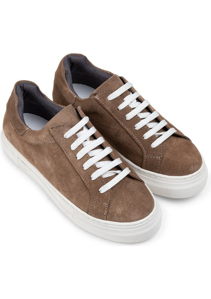 Hakiki Süet Vizon Rengi Sneaker Kadın Ayakkabı fiyatları