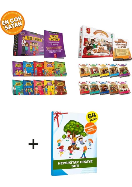 3 ve 4. Sınıf Fen Köyü + Bizim Tarihimiz Seti