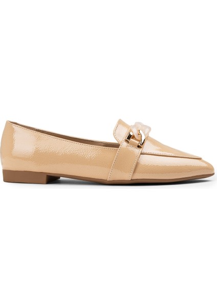 Rugan Camel Rengi Tokalı Kadın Babet modelleri