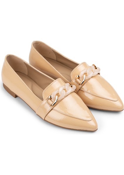 Rugan Camel Rengi Tokalı Kadın Babet fırsatları