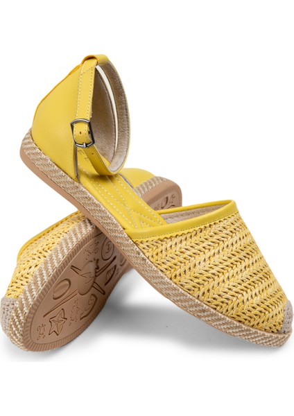 Sarı Espadril Kadın Ayakkabı