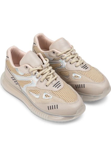 Bej Sneaker Kadın Ayakkabı