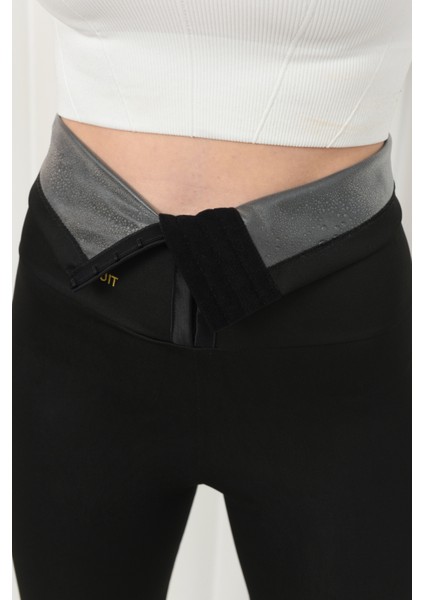 Incelme Terleme Ekstra Yüksek Bel 3 Kademeli Agraflı Termal Tayt