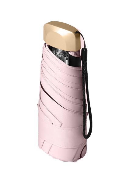 Mini Taşınabilir Yazlık Güneş Şemsiyesi - Açık Pembe (Yurt Dışından)