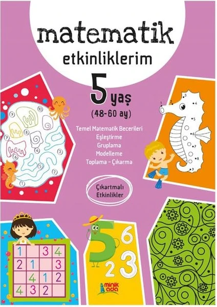 Minik Ada Yayınları 5 Yaş Matematik Etkinliklerim