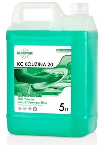 Elde Yıkama Bulaşık Deterjanı Elma Kokulu 5 kg