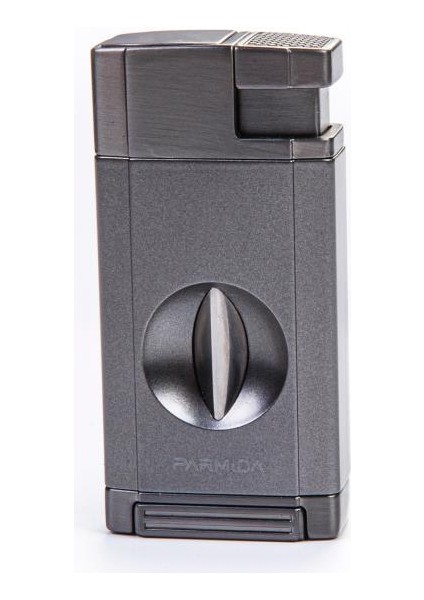 Çift Torch Gunmetal V-Cut Puro Çakmağı