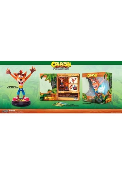 Crash Bandicoot N. Sane Trilogy Pvc Pained Statue Heykel 23 cm