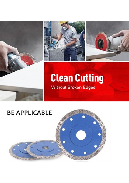 180MM Elmas Kesici Disk Çapraz Örgü Turbo Mermer Granit Kesim