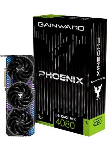 Gaınward Rtx 4080 Phoenıx 16GB GDDR6X 256 Bit Rgb LED Nvidia Ekran Kartı (NED4080019T2-1032X)