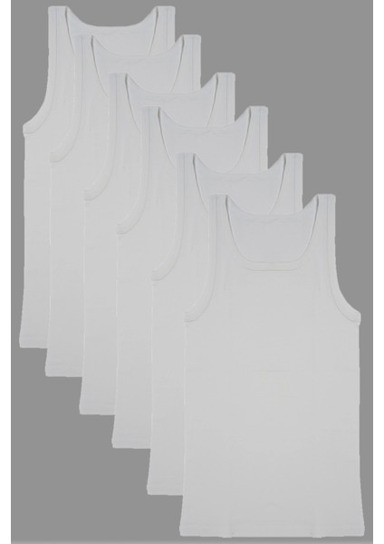 6 Adet Erkek Atlet Pamuk Erkek Penye Atlet