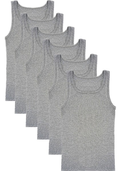 6 Adet Erkek Atlet Pamuk Erkek Penye Atlet