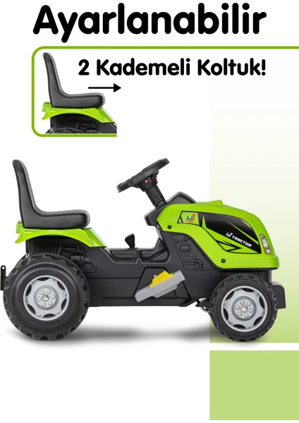 Ujtoys - Akülü Kumandalı 6V Traktör