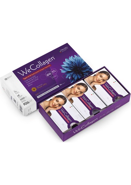 Wecollagen 90 Tablet, Hyaluronic Acid, Biotin, Collagen, Kolejen