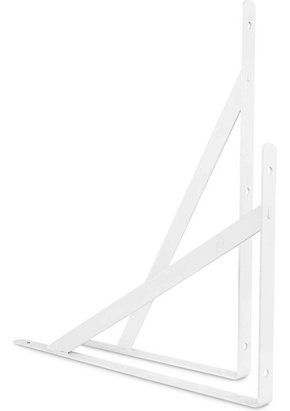 Duvara Monte Çerçeve Braket 4 90 Derece Üçgen Çelik Braket 250MM x 160MM Çerçeve Braket 20 Vidalı Braket Köşe Braket Beyaz (Yurt Dışından) fırsatları