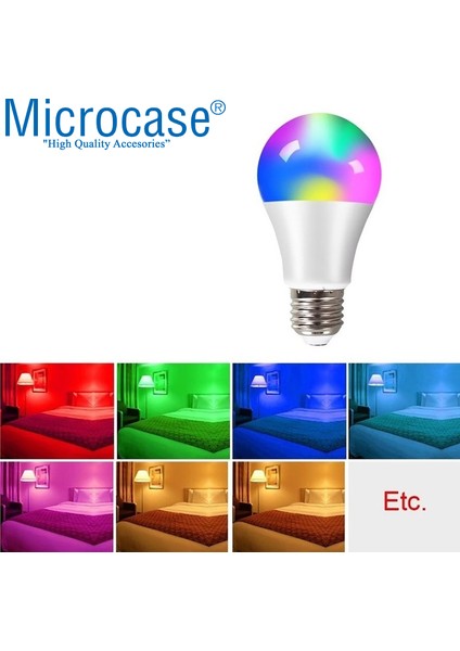 Uzaktan Kumandalı Renk Değiştiren Rgb LED Ampul 10W 1100 Lümen - AL3591