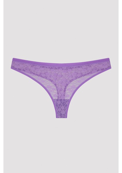 Lila Dream Dantelli Tanga Külot