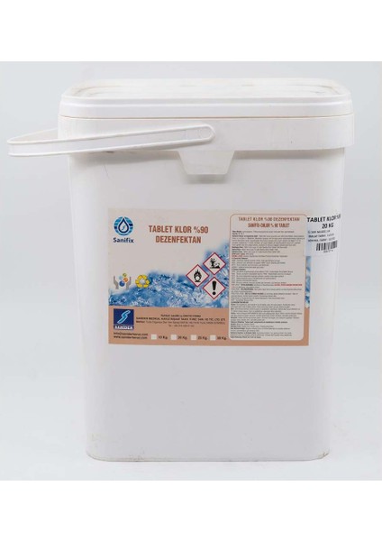 Tablet Klor %90 Multi Şok - 20 kg Kova