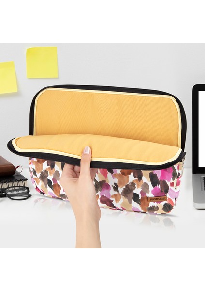 MacBook Air/pro Ultrabook 13-14 Inç Su Geçirmez Fermuarlı Darbe Önleyici Laptop Notebook Çantası-Paint modelleri