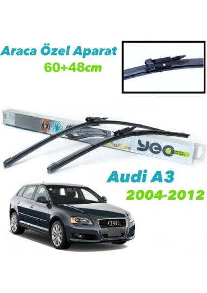 Audi A3 Ön Silecek Süpürgesi Seti 2004 - 2012