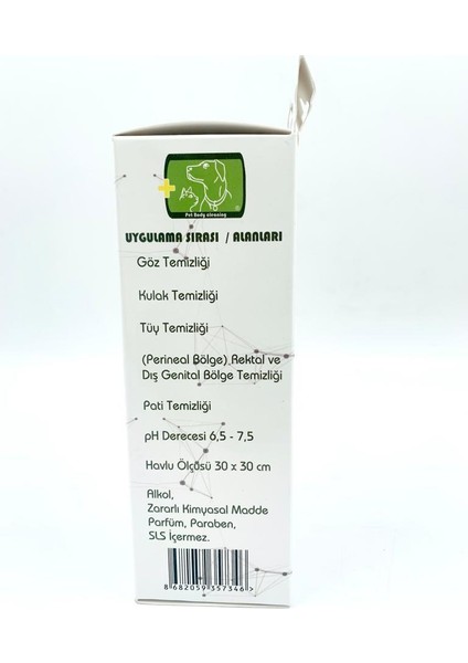 Pet Body Cleaning Nano Islak Havlu