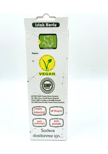Pet Body Cleaning Nano Islak Havlu