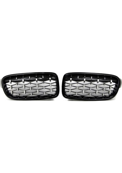 Bmw 3.seri F30 Parlak Siyah-Krom Diamond Ön Panjur 2012-2019