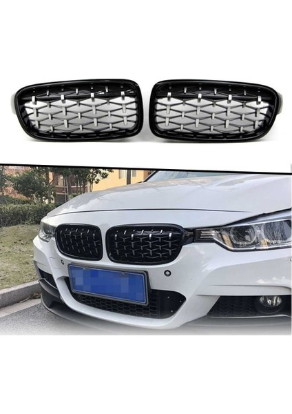 Bmw 3.seri F30 Parlak Siyah-Krom Diamond Ön Panjur 2012-2019 fiyatları