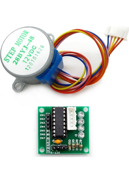 Roba 12V 28BYJ48 Step Motor + ULN2003A Sürücü Kartı