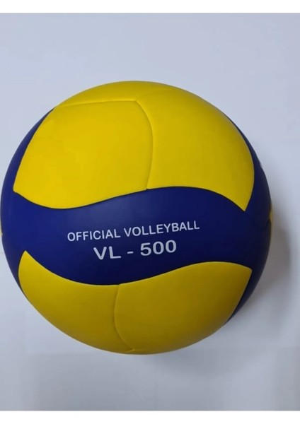 Vl 500 3'lü Set Voleybol Topu Soft Yapıştırma Poliüretan 3 Astar Deri + Pompa + Kolluk Hediye