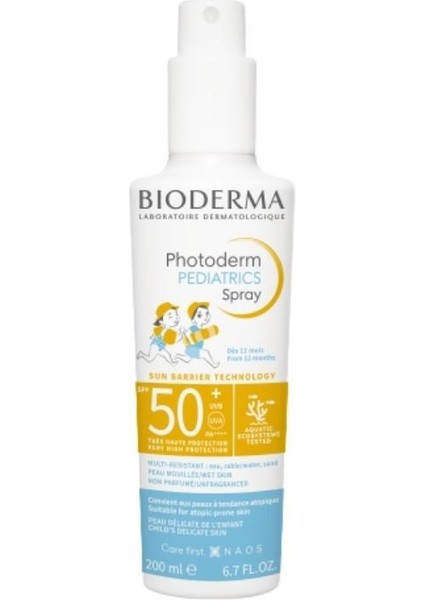 Photoderm Pediatrics Spray Spf50+ Çocuk Ve Bebeklere Özel Güneş Koruyucu Sprey 200 Ml