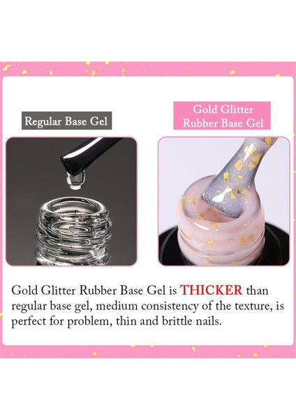 Glitter Rubber Base jel URB013 (54500-7)