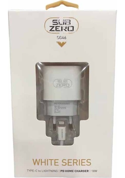 Type-C To Lightning 20W Beyaz Hızlı Şarj Aleti