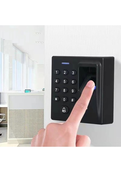 Kartlı Geçiş + Parmak Izi + Kartlı Geçiş ve Şifreli Çok Fonksiyonlu Kapı Geçiş Sistemi