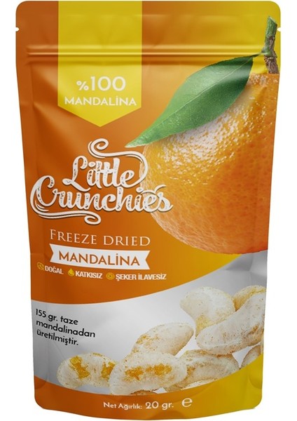 Freeze Dried Mandalina - Dondurularak Kurutulmuş - 20 gr